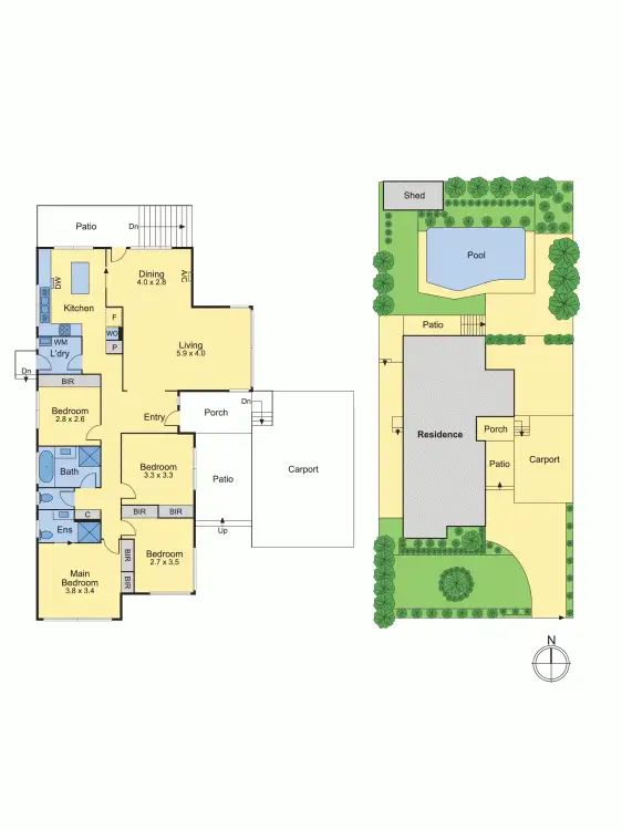 Floorplan of Homely house listing, 24 Abelia Street, Doncaster East VIC 3109