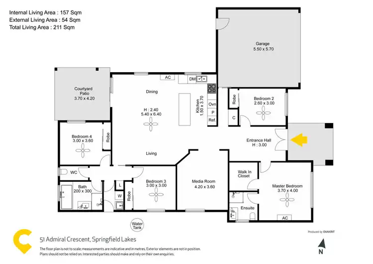 Floorplan of Homely house listing, 51 Admiral Crescent, Springfield Lakes QLD 4300