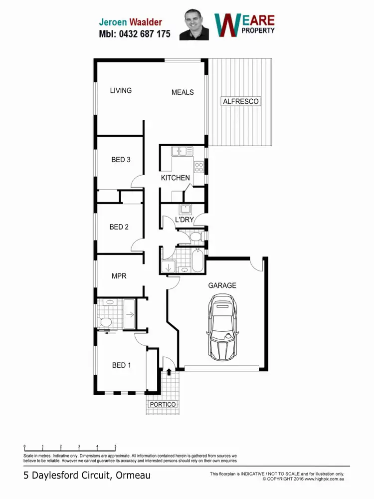Floorplan of Homely house listing, 5 Daylesford crct, Ormeau QLD 4208