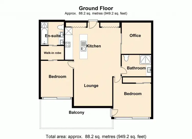 Floorplan of Homely unit listing, 220/20 Egmont Street, Sherwood QLD 4075