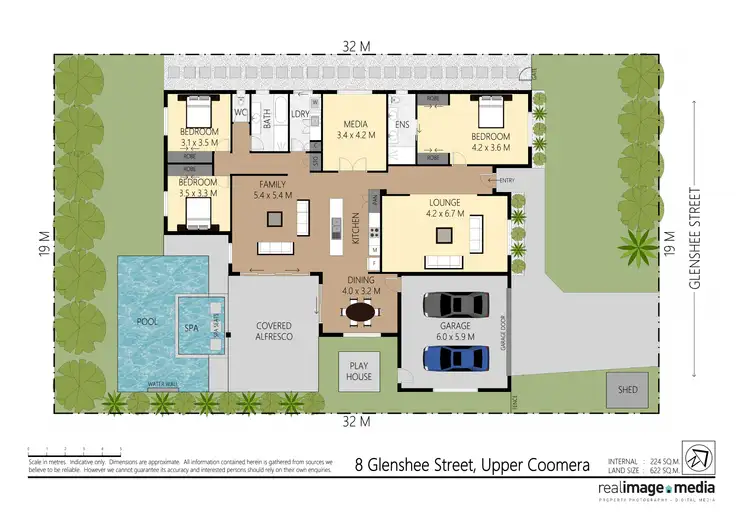Floorplan of Homely house listing, 8 Glenshee Street, Upper Coomera QLD 4209