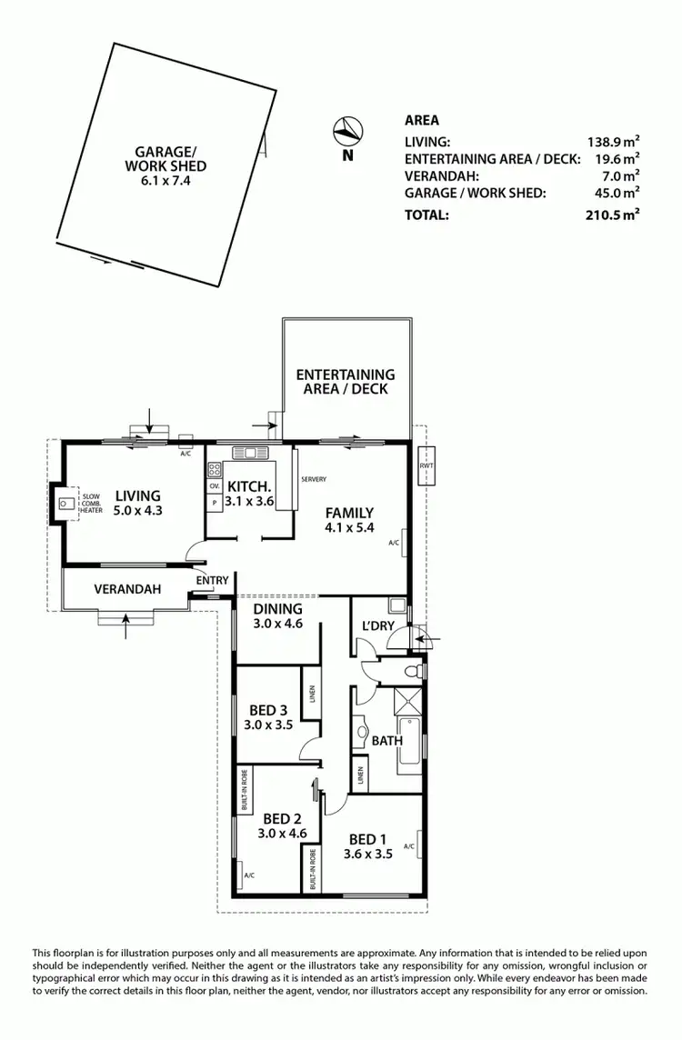 Floorplan of Homely house listing, 1 New Orleans Street, Goolwa North SA 5214