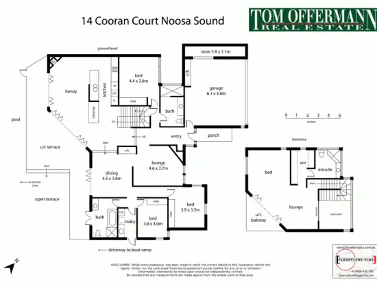 Floorplan of Homely house listing, 14 Cooran Court, Noosa Heads QLD 4567