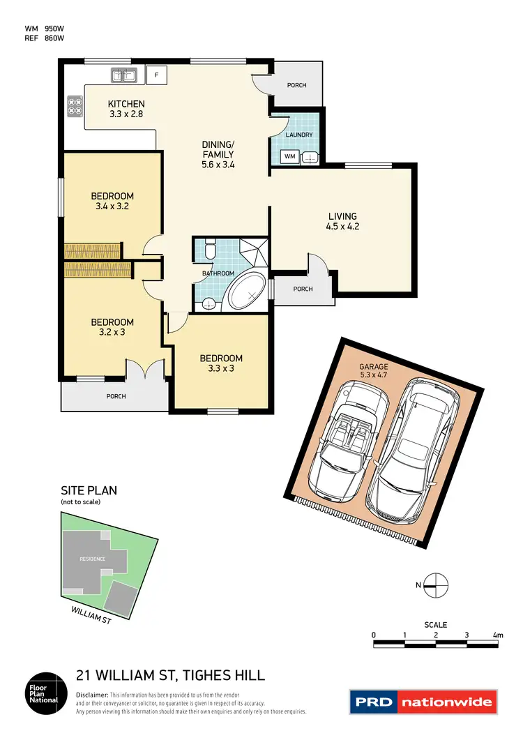 Floorplan of Homely house listing, 21 William Street, Tighes Hill NSW 2297
