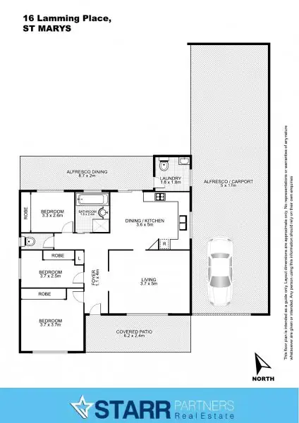 Floorplan of Homely house listing, 16 Lamming Place, St Marys NSW 2760