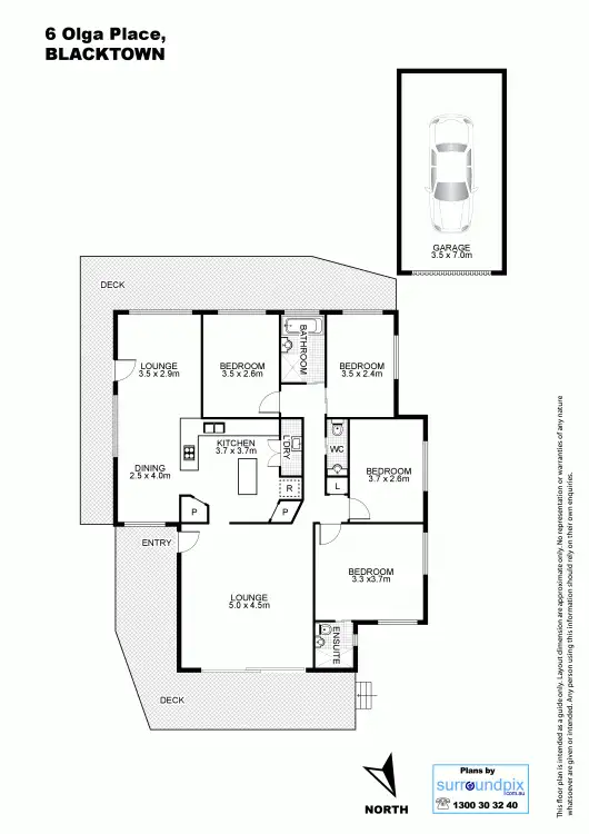 Floorplan of Homely house listing, 6 Olga Street, Blacktown NSW 2148