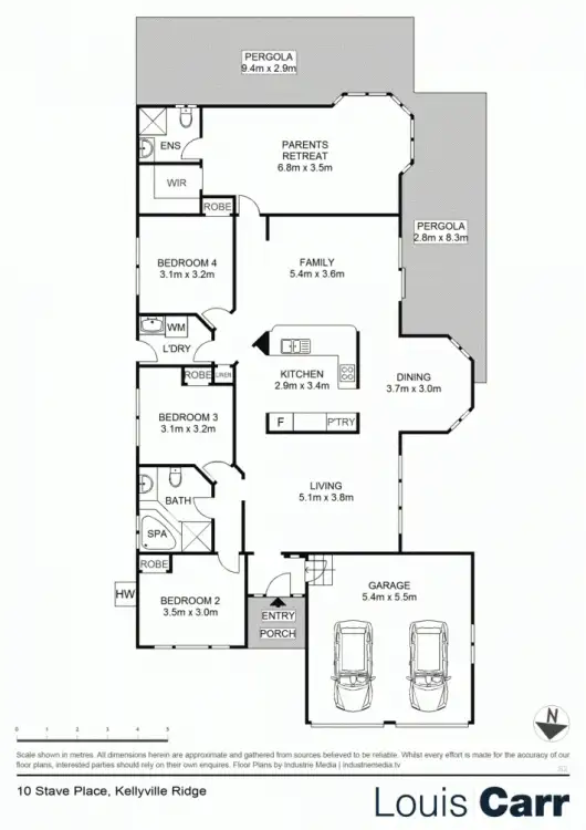 Floorplan of Homely house listing, 10 Stave Place, Kellyville Ridge NSW 2155
