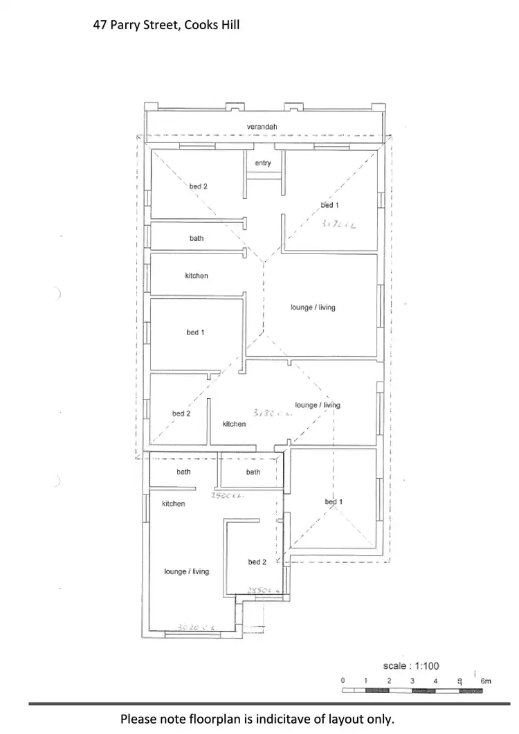Floorplan of Homely house listing, 47 Parry Street, Cooks Hill NSW 2300