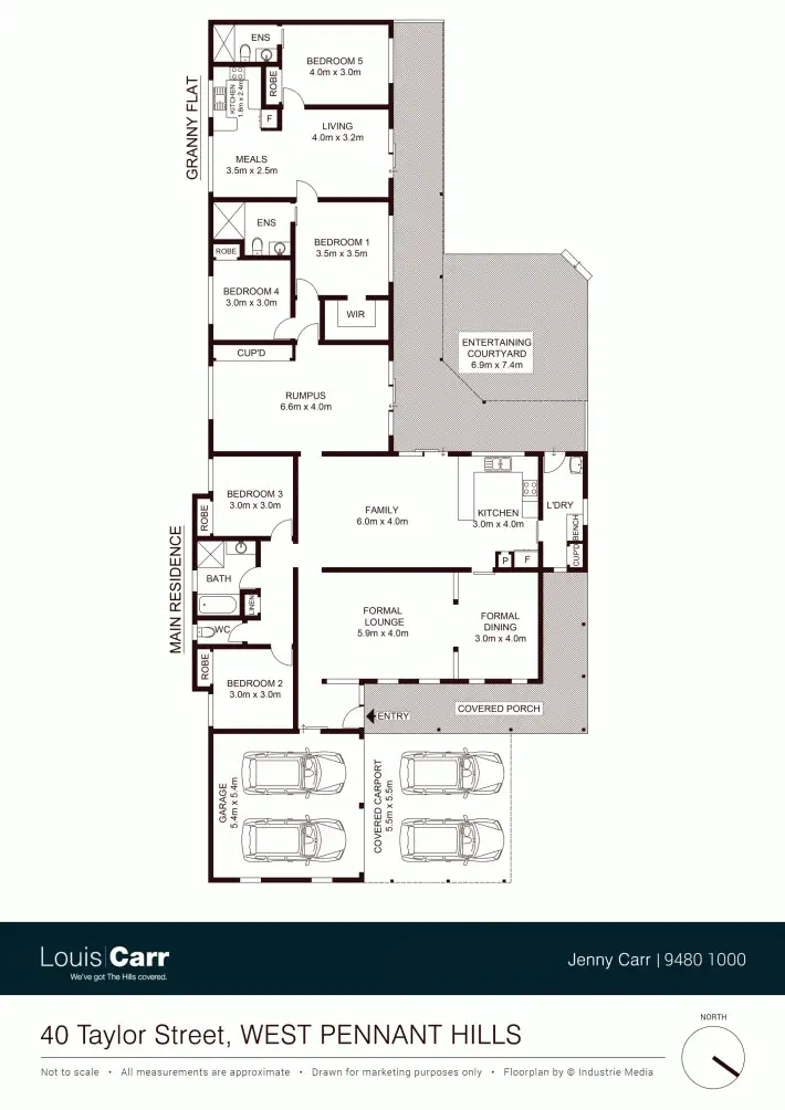 Floorplan of Homely house listing, 40 Taylor Street, West Pennant Hills NSW 2125