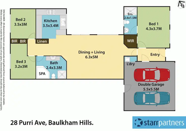 Floorplan of Homely house listing, 28 Purri Avenue, Baulkham Hills NSW 2153