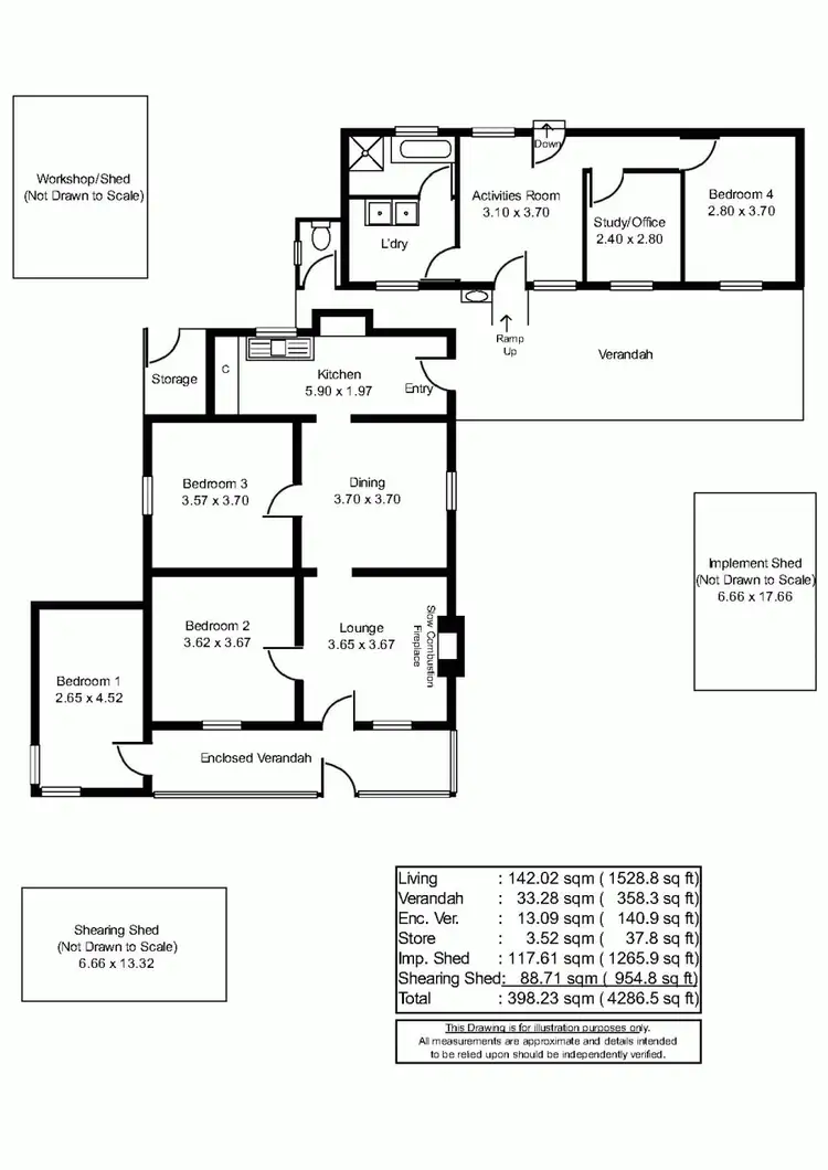 Floorplan of Homely rural property listing, 35 Stones Track, Karoonda SA 5307