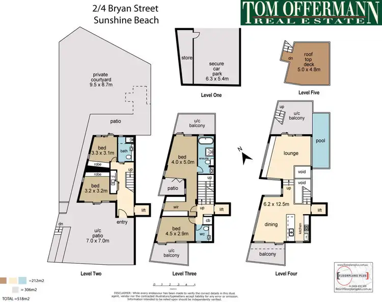 Floorplan of Homely unit listing, 2/4 Bryan St, Sunshine Beach QLD 4567