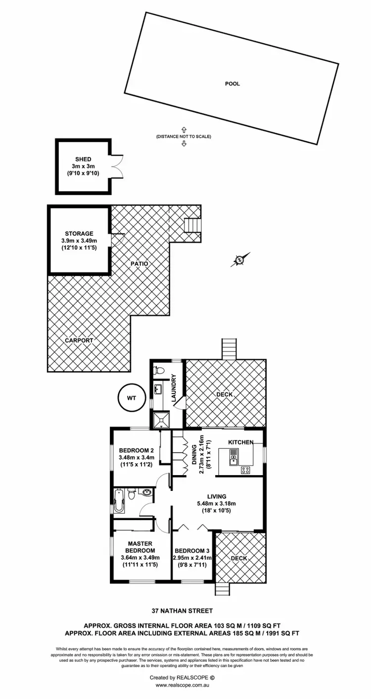 Floorplan of Homely house listing, 37 Nathan Street, Brighton QLD 4017
