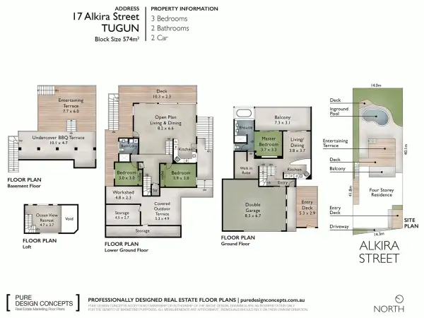 Floorplan of Homely house listing, 17 Alkira Street, Tugun QLD 4224