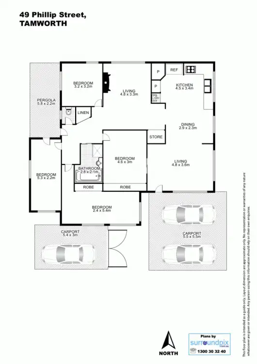 Floorplan of Homely house listing, 49 Phillip Street, Tamworth NSW 2340