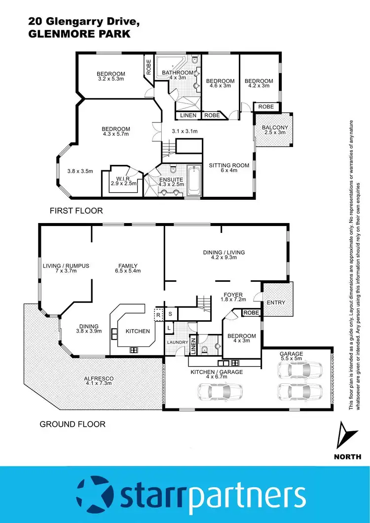 Floorplan of Homely house listing, 20 Glengarry Drive, Glenmore Park NSW 2745