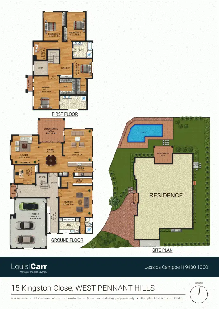 Floorplan of Homely house listing, 15 Kingston Close, West Pennant Hills NSW 2125