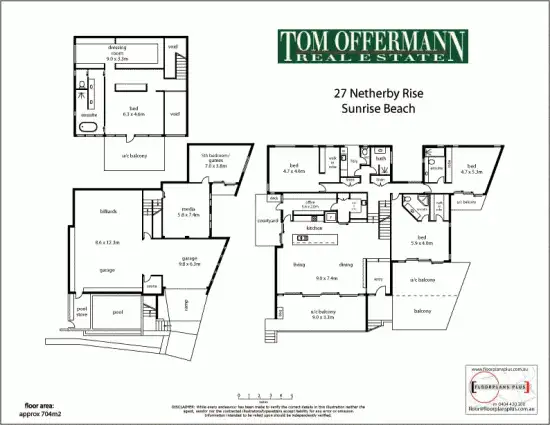 Floorplan of Homely house listing, 27 Netherby Rise, Sunrise Beach QLD 4567