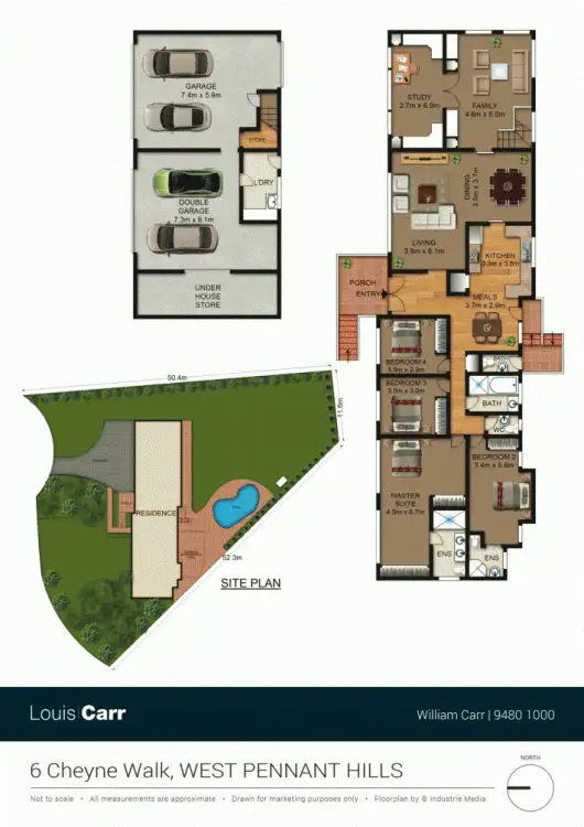 Floorplan of Homely house listing, 6 Cheyne Walk, West Pennant Hills NSW 2125