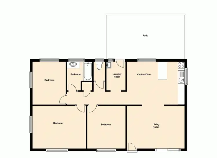 Floorplan of Homely house listing, 3 Cantwell Place, Beenleigh QLD 4207