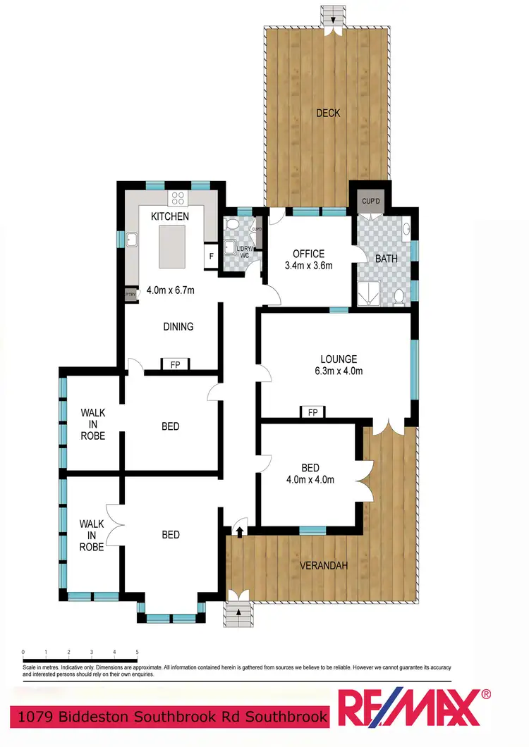 Floorplan of Homely rural property listing, 1079 Biddeston-Southbrook Road, Southbrook QLD 4363