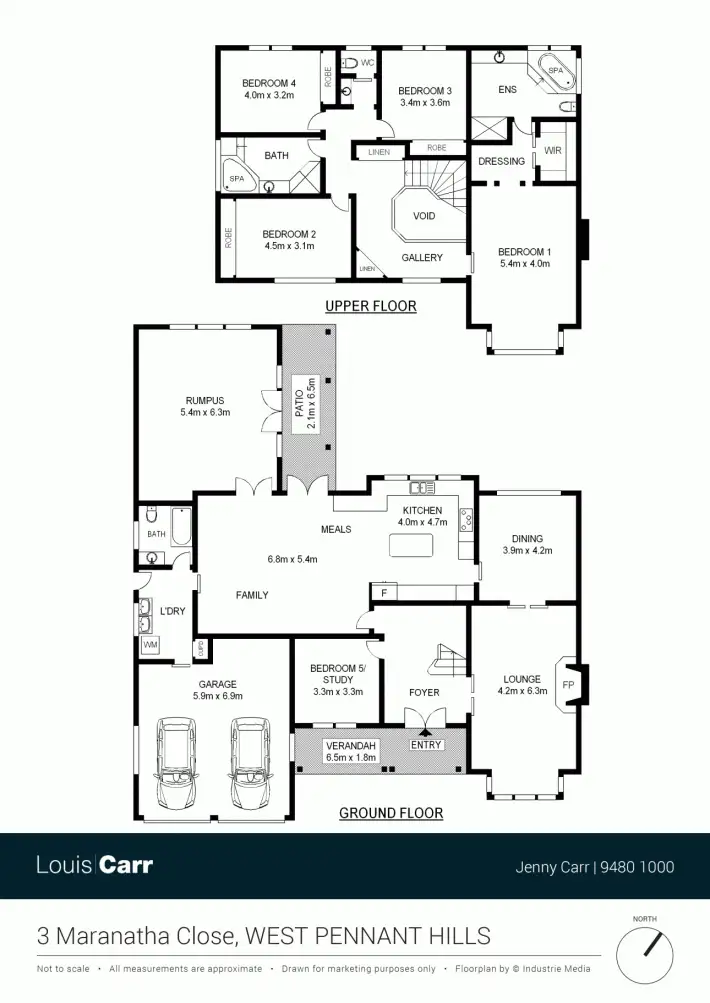 Floorplan of Homely house listing, 3 Maranatha Close, West Pennant Hills NSW 2125