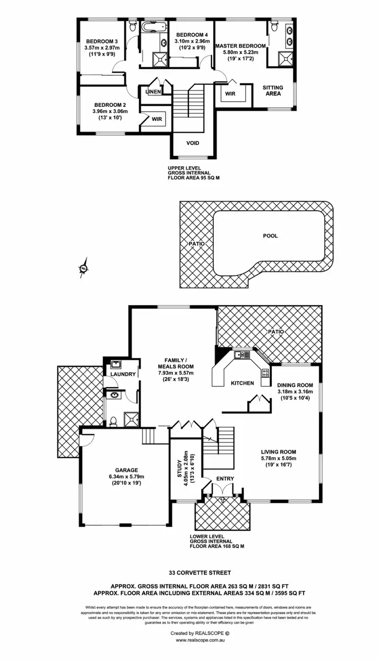 Floorplan of Homely house listing, 33 Corvette Crescent, Bracken Ridge QLD 4017