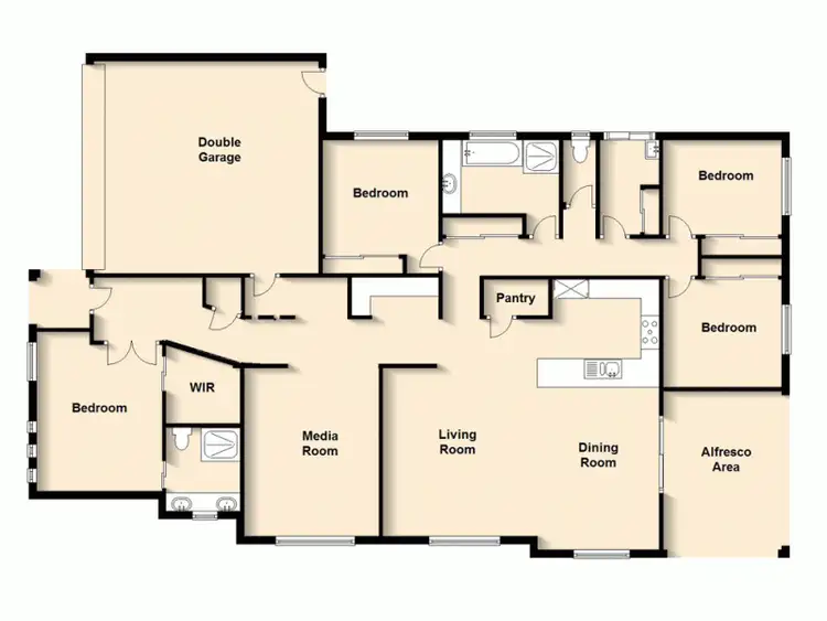 Floorplan of Homely house listing, Address available on request