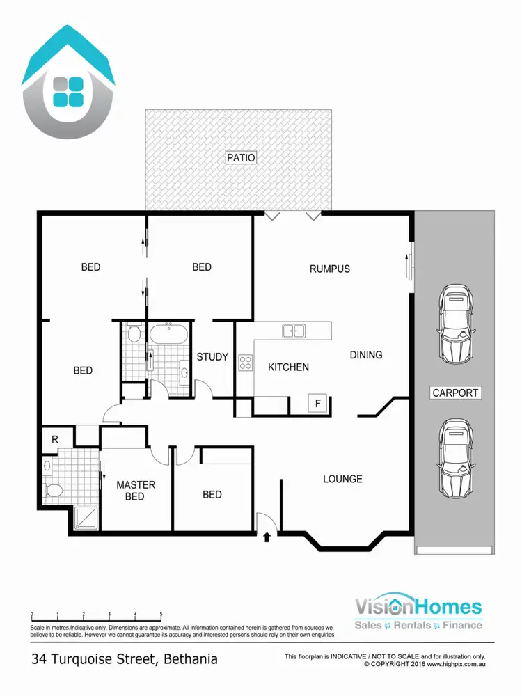 Floorplan of Homely house listing, 34 Turquoise Street, Bethania QLD 4205