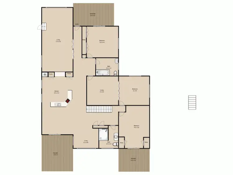Floorplan of Homely house listing, 95 Beryl Street, Coffs Harbour NSW 2450