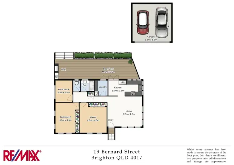 Floorplan of Homely house listing, 19 Bernard Street, Brighton QLD 4017