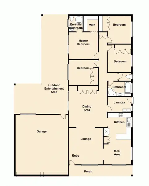 Floorplan of Homely house listing, 10 Alison Court, Kippa-ring QLD 4021