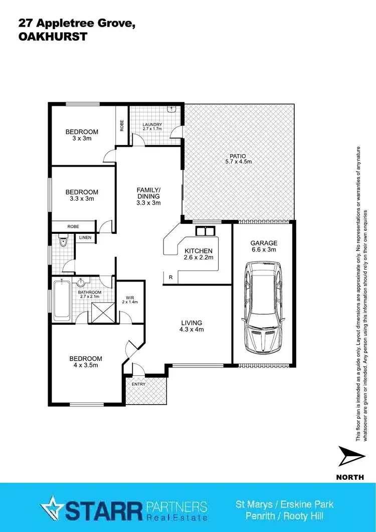 Floorplan of Homely house listing, 27 Appletree Grove, Oakhurst NSW 2761