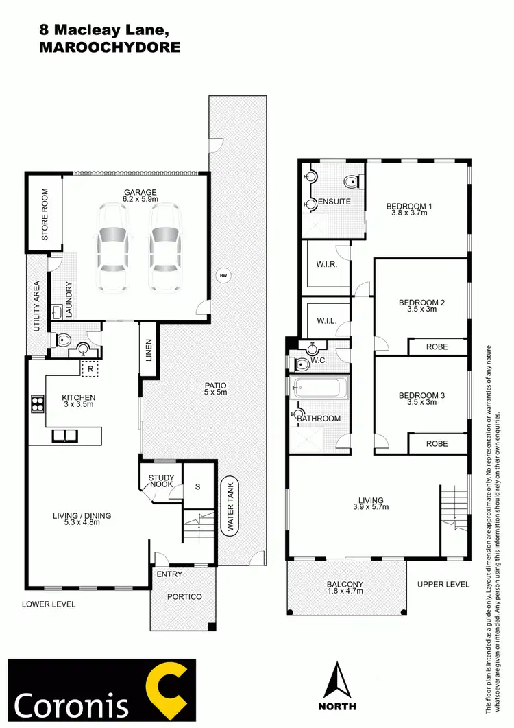 Floorplan of Homely house listing, 8 Macleay Lane, Maroochydore QLD 4558