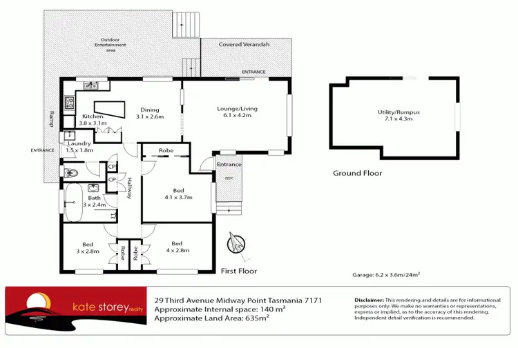 Floorplan of Homely house listing, 29 Third Avenue, Midway Point TAS 7171