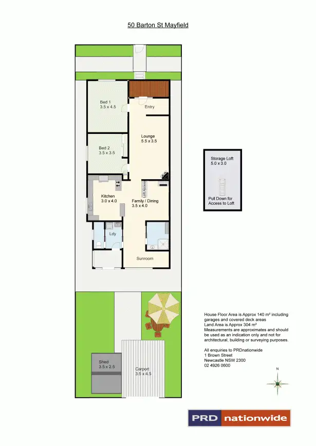 Floorplan of Homely house listing, 50 Barton Street, Mayfield NSW 2304