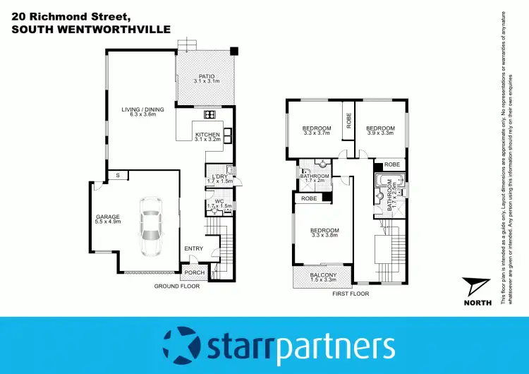 Floorplan of Homely house listing, 20 Richmond Street, South Wentworthville NSW 2145