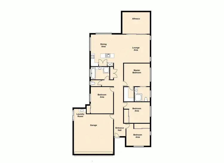 Floorplan of Homely house listing, 9 Devereaux Road, Boronia Heights QLD 4124