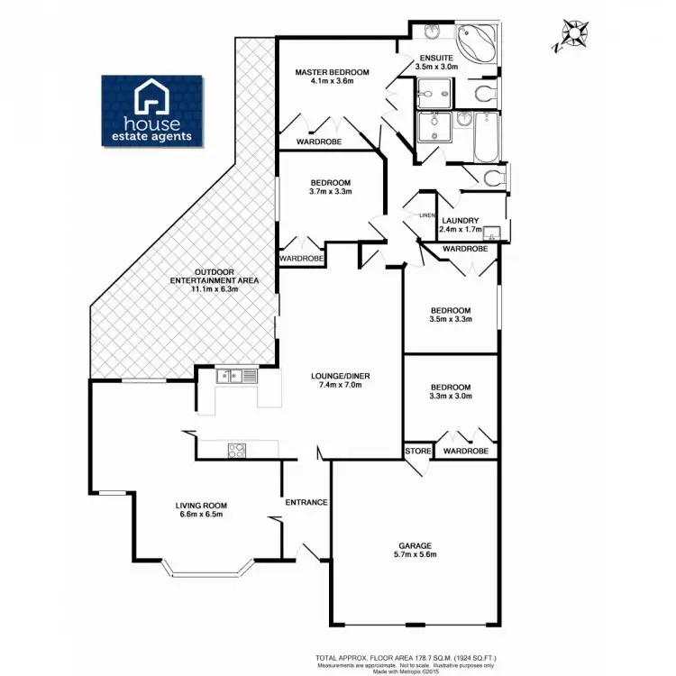 Floorplan of Homely house listing, 12 Magann Court, Darling Heights QLD 4350