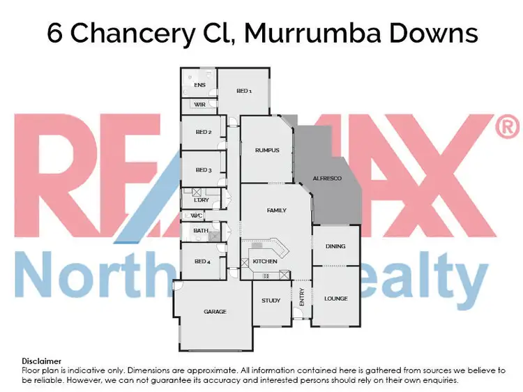 Floorplan of Homely house listing, 6 Chancery Close, Murrumba Downs QLD 4503