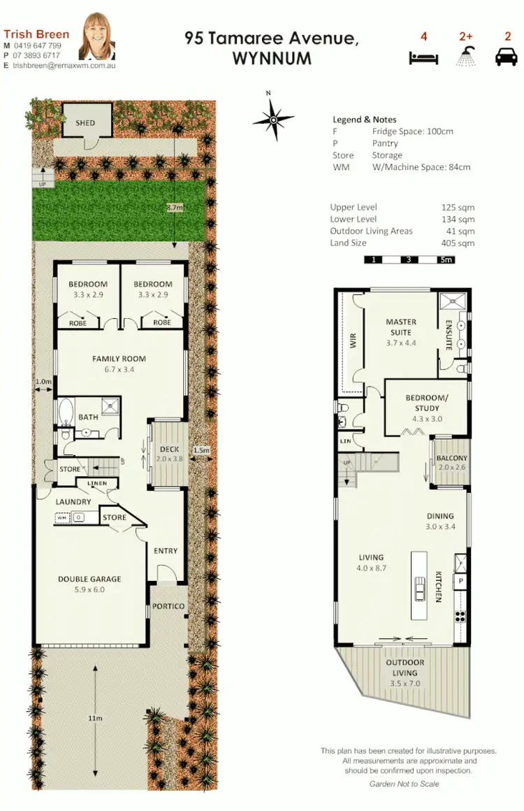 Floorplan of Homely house listing, 95 Tamaree Ave, Wynnum QLD 4178