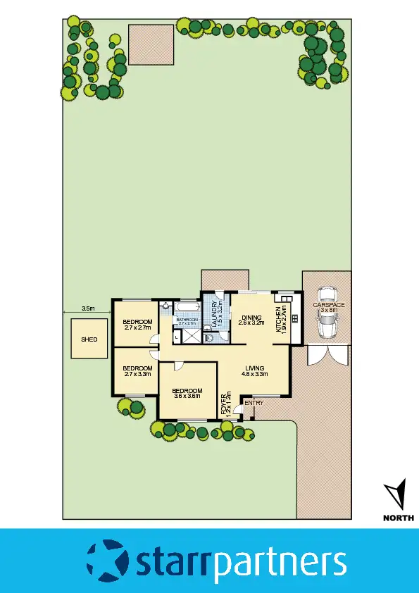 Floorplan of Homely house listing, 16 Carnation Avenue, Claremont Meadows NSW 2747