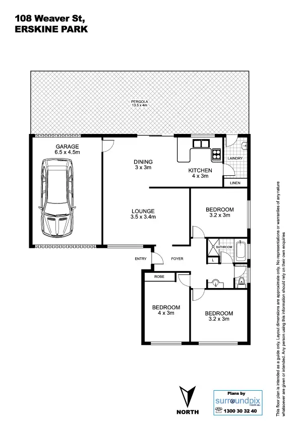 Floorplan of Homely house listing, 108 Weaver Street, Erskine Park NSW 2759