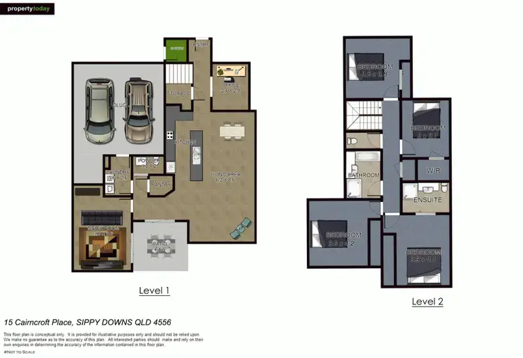 Floorplan of Homely house listing, 15 Cairncroft Place, Sippy Downs QLD 4556