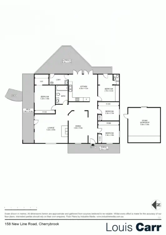 Floorplan of Homely house listing, 158 New Line Road, Cherrybrook NSW 2126