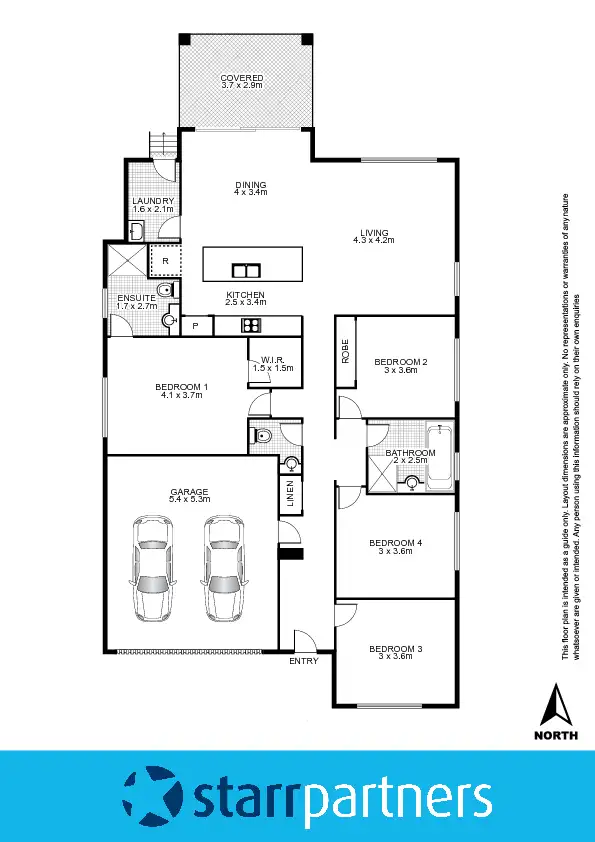 Floorplan of Homely house listing, 5 Cherrywood Street, Claremont Meadows NSW 2747