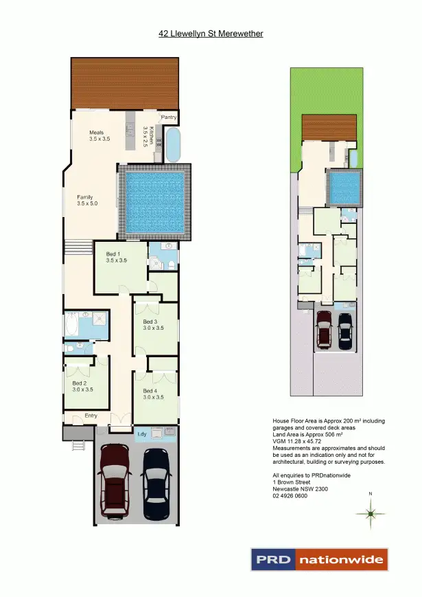 Floorplan of Homely house listing, 42 Llewellyn Street, Merewether NSW 2291