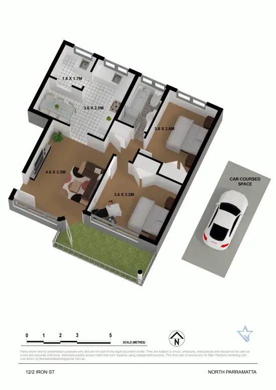Floorplan of Homely unit listing, 12/2 Iron Street, North Parramatta NSW 2151