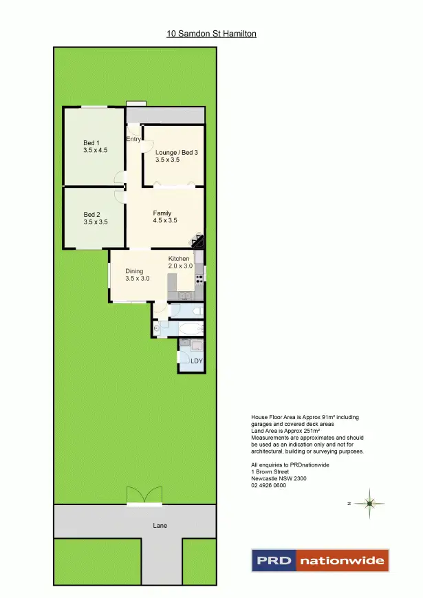 Floorplan of Homely house listing, 10 Samdon Street, Hamilton NSW 2303