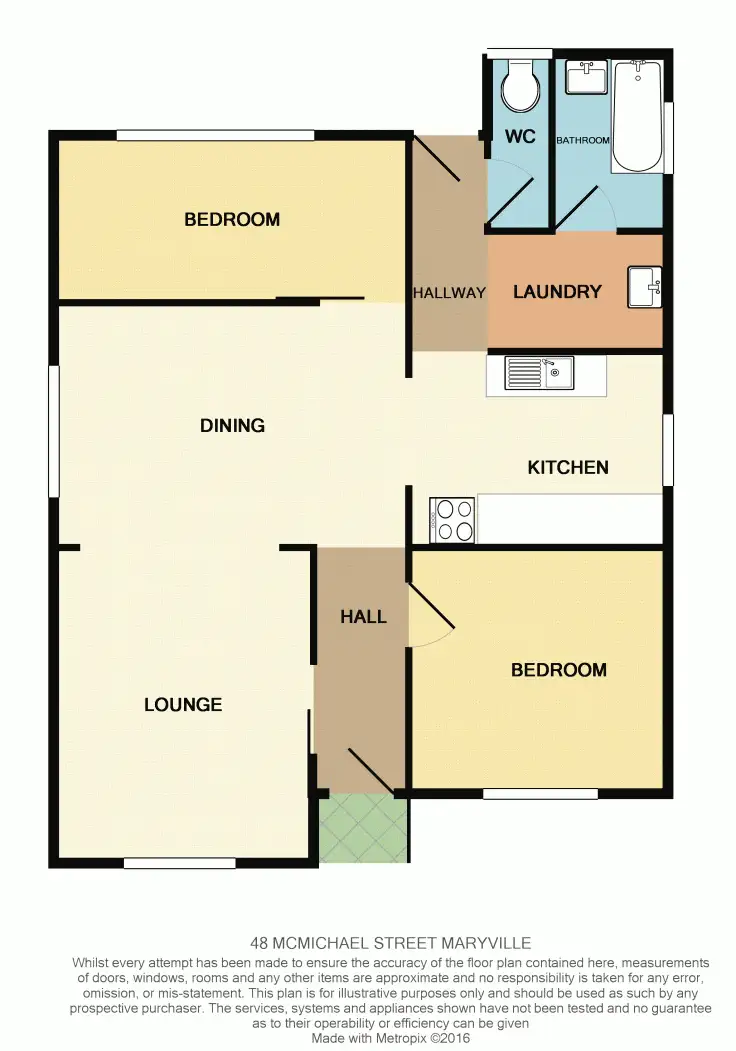 Floorplan of Homely house listing, 48 McMichael Street, Maryville NSW 2293